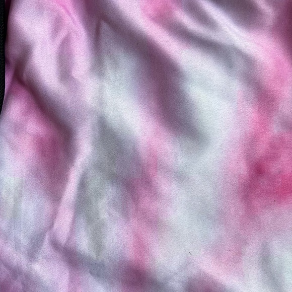 BARSTOOL SPORTS PINK WHITNEY PINK AND WHITE TIE DIE SWIM SHORTS WITH LINING - Picture 7 of 7